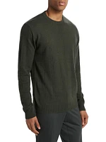 COLLECTION Grid Wool-Blend Sweater