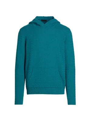 COLLECTION Square Ladder Wool Hoodie