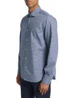 COLLECTION Floral Button-Front Shirt