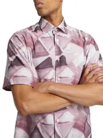 COLLECTION Watercolor Button-Front Shirt