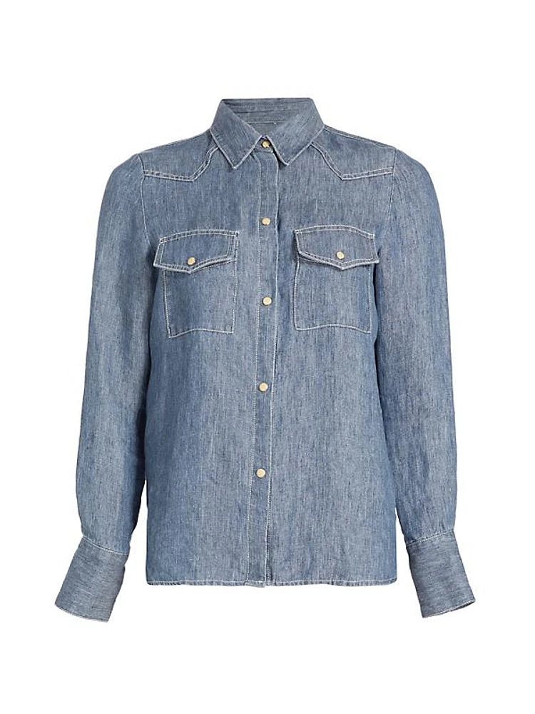 Rancher's Daughter Denim Shirt