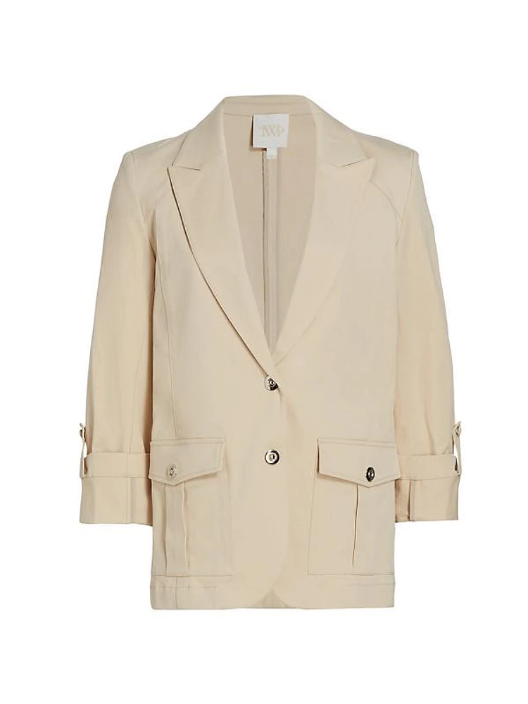 Bell Notch-Lapel Blazer