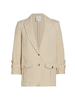 Bell Notch-Lapel Blazer