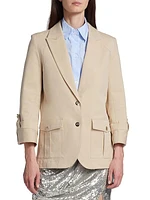 Bell Notch-Lapel Blazer