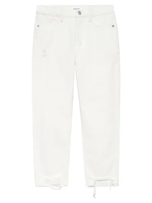 Le High Straight-Leg Cropped Jeans