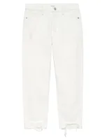 Le High Straight-Leg Cropped Jeans