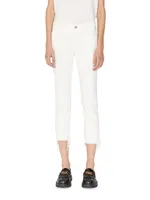 Le High Straight-Leg Cropped Jeans