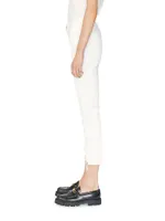 Le High Straight-Leg Cropped Jeans