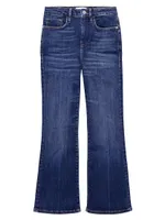 Le One Cropped Boot-Cut Jeans