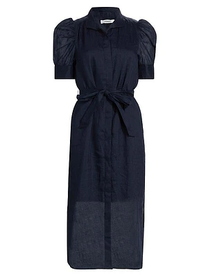 Gillian Belted Shirtdress