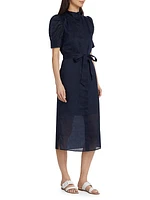 Gillian Belted Shirtdress