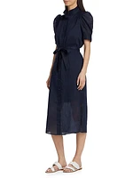 Gillian Belted Shirtdress