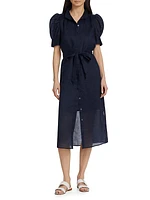 Gillian Belted Shirtdress