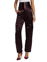 May High-Waisted Corset Pants