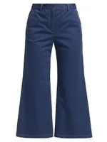 Mercer Cropped Wide-Leg Pants