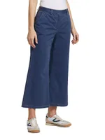 Mercer Cropped Wide-Leg Pants