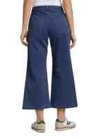 Mercer Cropped Wide-Leg Pants