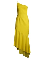 Asymmetric One-Shoulder Maxi Dress