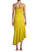 Asymmetric One-Shoulder Maxi Dress