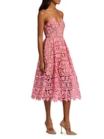 Azaelea Lace Midi-Dress