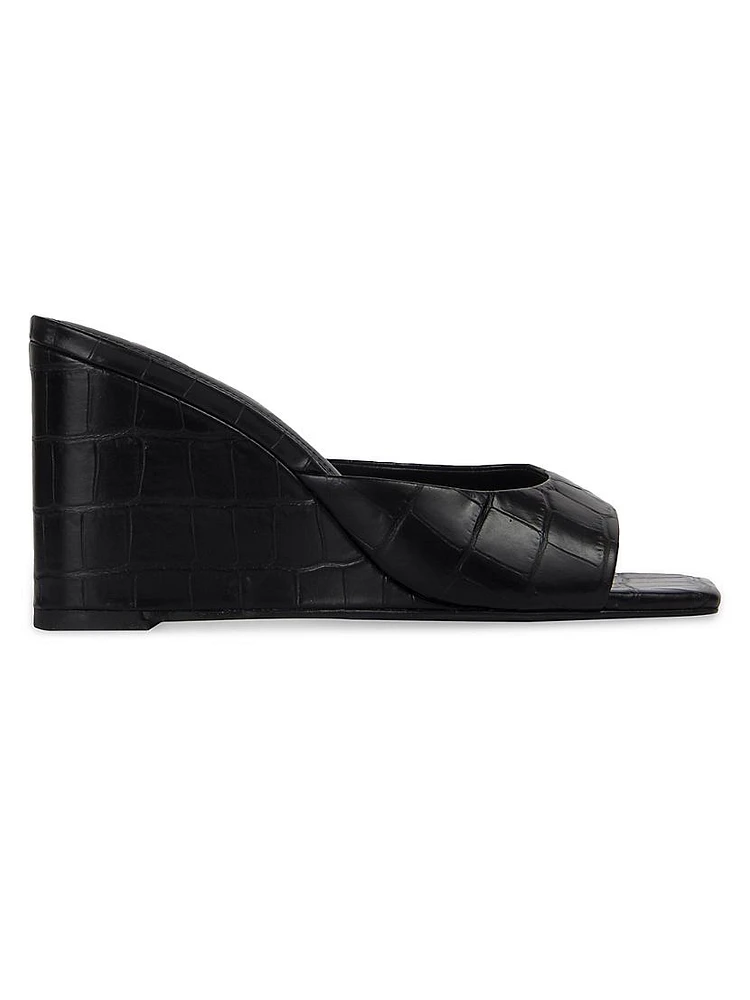 Paloma Croc High Heel Sandal