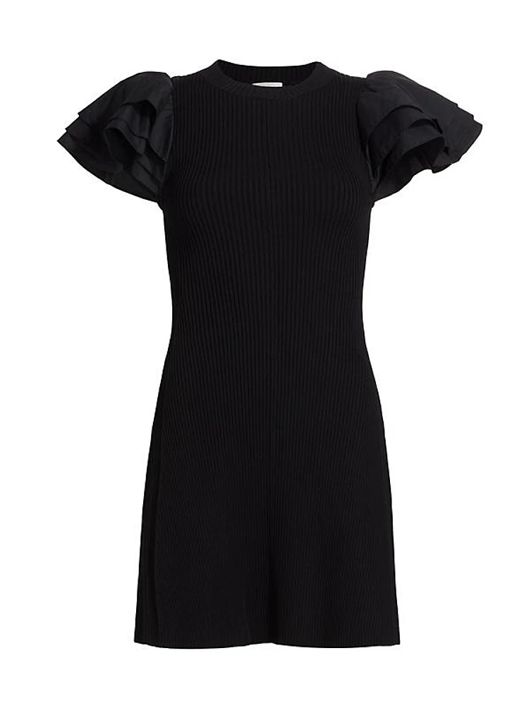 Questa Rib-Knit Minidress