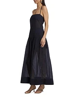 Assemblage Strapless Maxi Dress