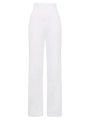 High-Waisted Tailored Trousers