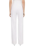 High-Waisted Tailored Trousers