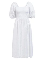 Areca Broderie Midi-Dress