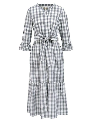 Seamills Gingham Midi-Dress