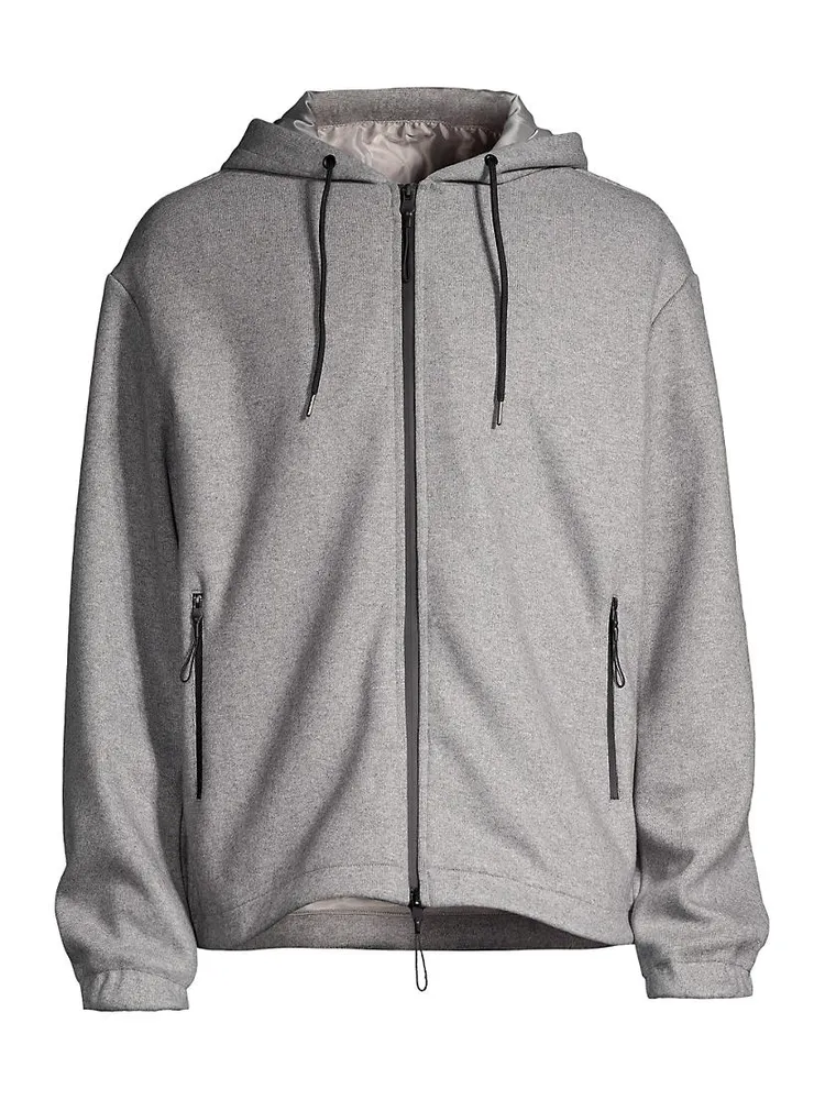 Slim-Fit Zip Hoodie