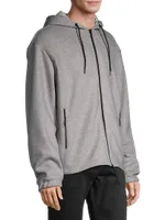 Slim-Fit Zip Hoodie