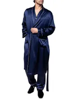 Silk Tie-Waist Robe