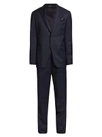 COLLECTION Plaid Single-Breasted Slim-Fit Suit