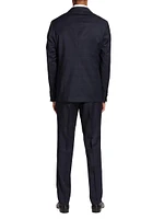 COLLECTION Plaid Single-Breasted Slim-Fit Suit