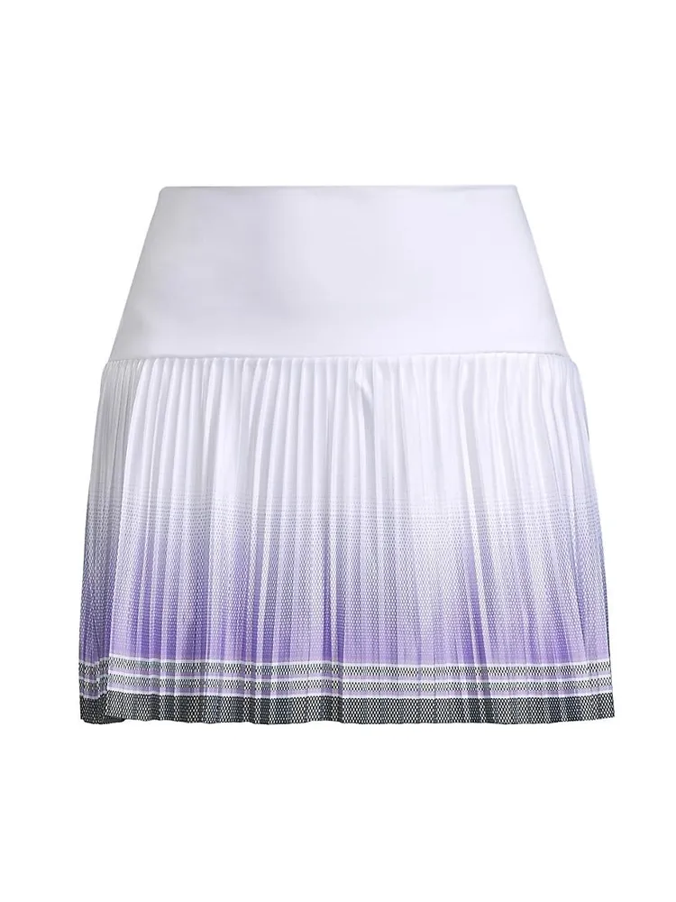 Renew Ombré Pleated Miniskirt