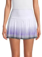 Renew Ombré Pleated Miniskirt