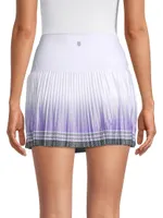 Renew Ombré Pleated Miniskirt