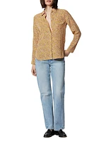 Leema Silk Leopard Shirt