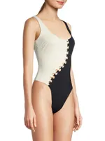 Solstice Colorblocked One-Piece Swimsuit