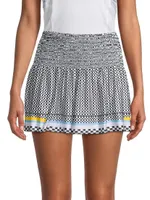 Check Me Out Smocked Miniskirt