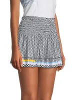 Check Me Out Smocked Miniskirt