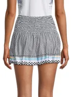 Check Me Out Smocked Miniskirt