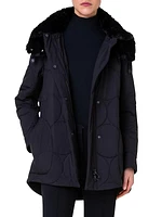 Parka Quilted Faux Fur Coat