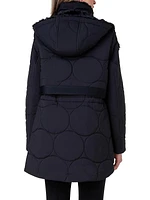 Parka Quilted Faux Fur Coat