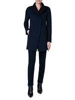 Houndstooth Cotton-Blend Jacket