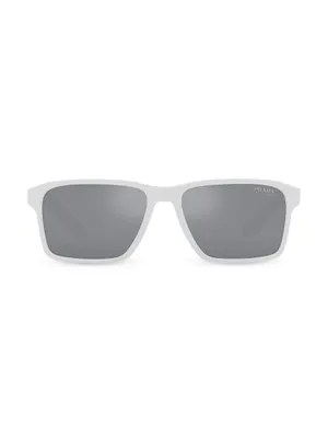 58MM Rectangular Sunglasses