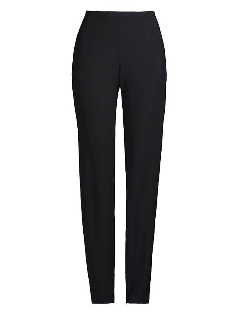 High-Rise Pull-on Trousers