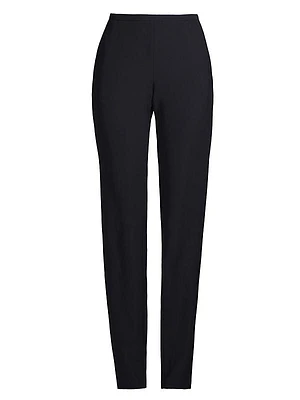 High-Rise Pull-on Trousers